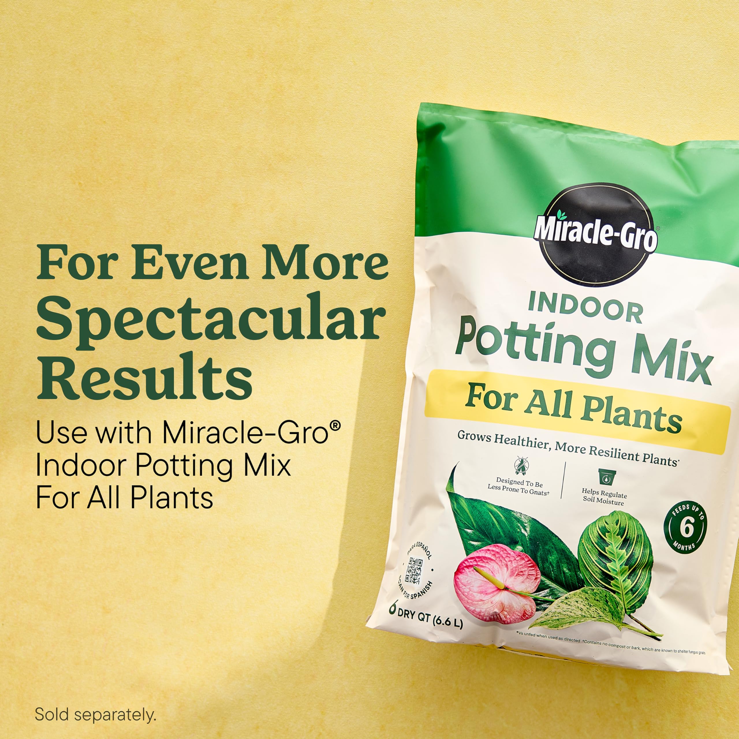 Miracle-Gro Indoor Plant Food for indoor gardening setup