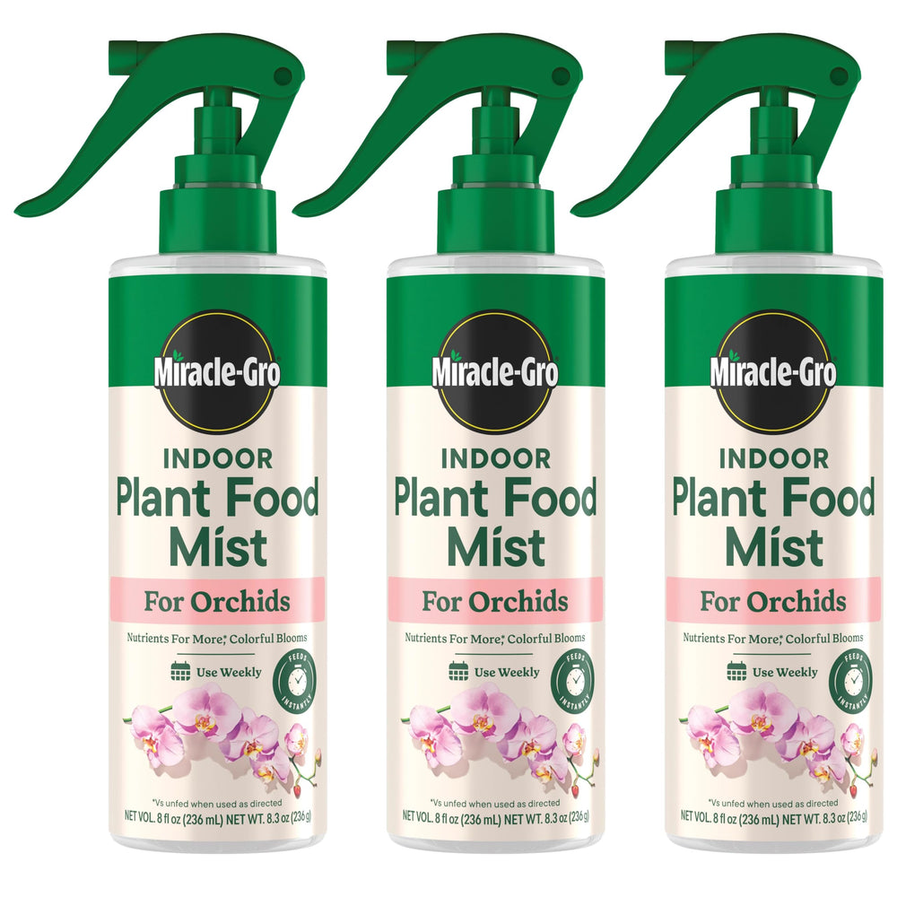 Miracle-Gro Indoor Plant Food Mist for Orchids 8 fl oz bottle front view