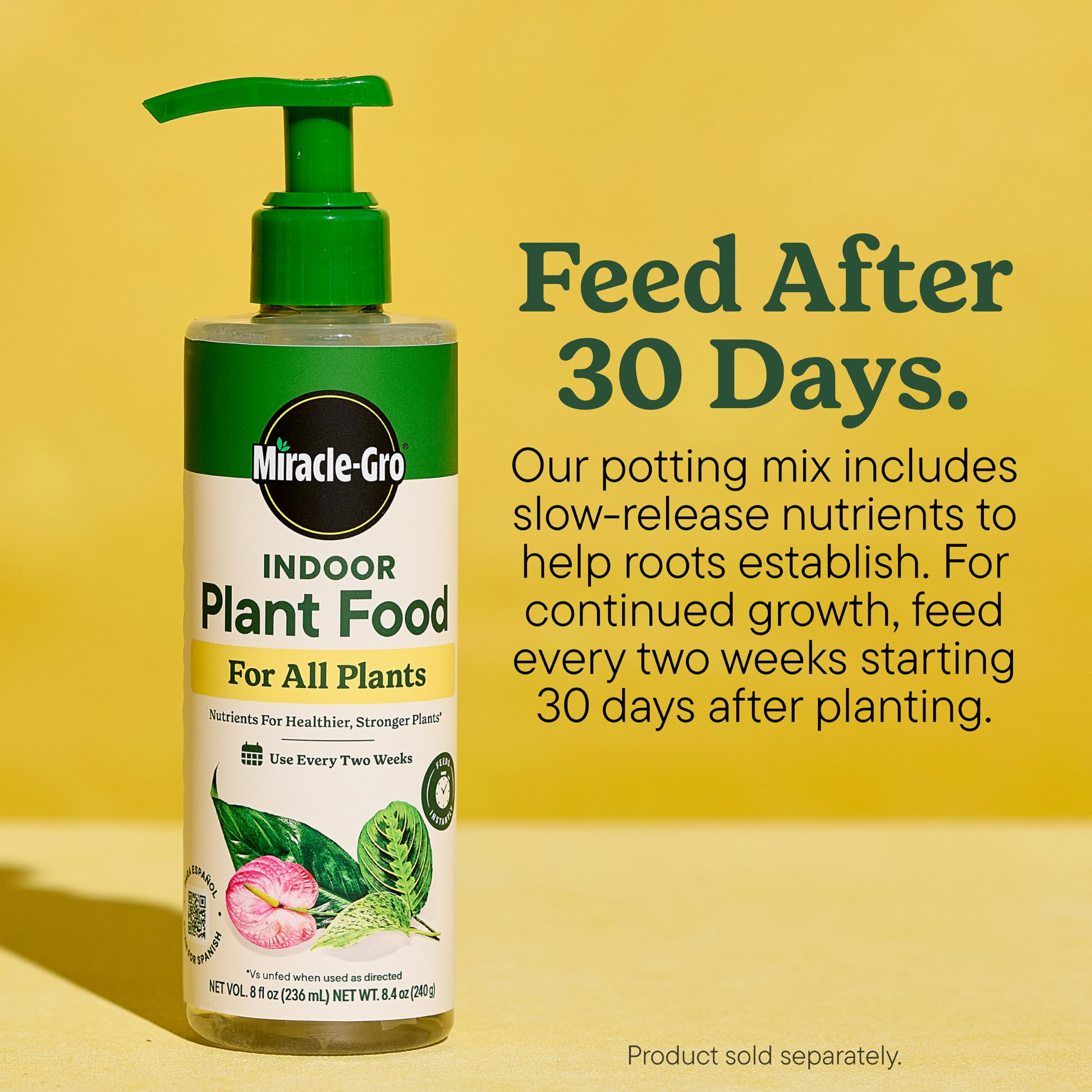 Miracle-Gro Indoor Potting Mix displayed in a gardening setup