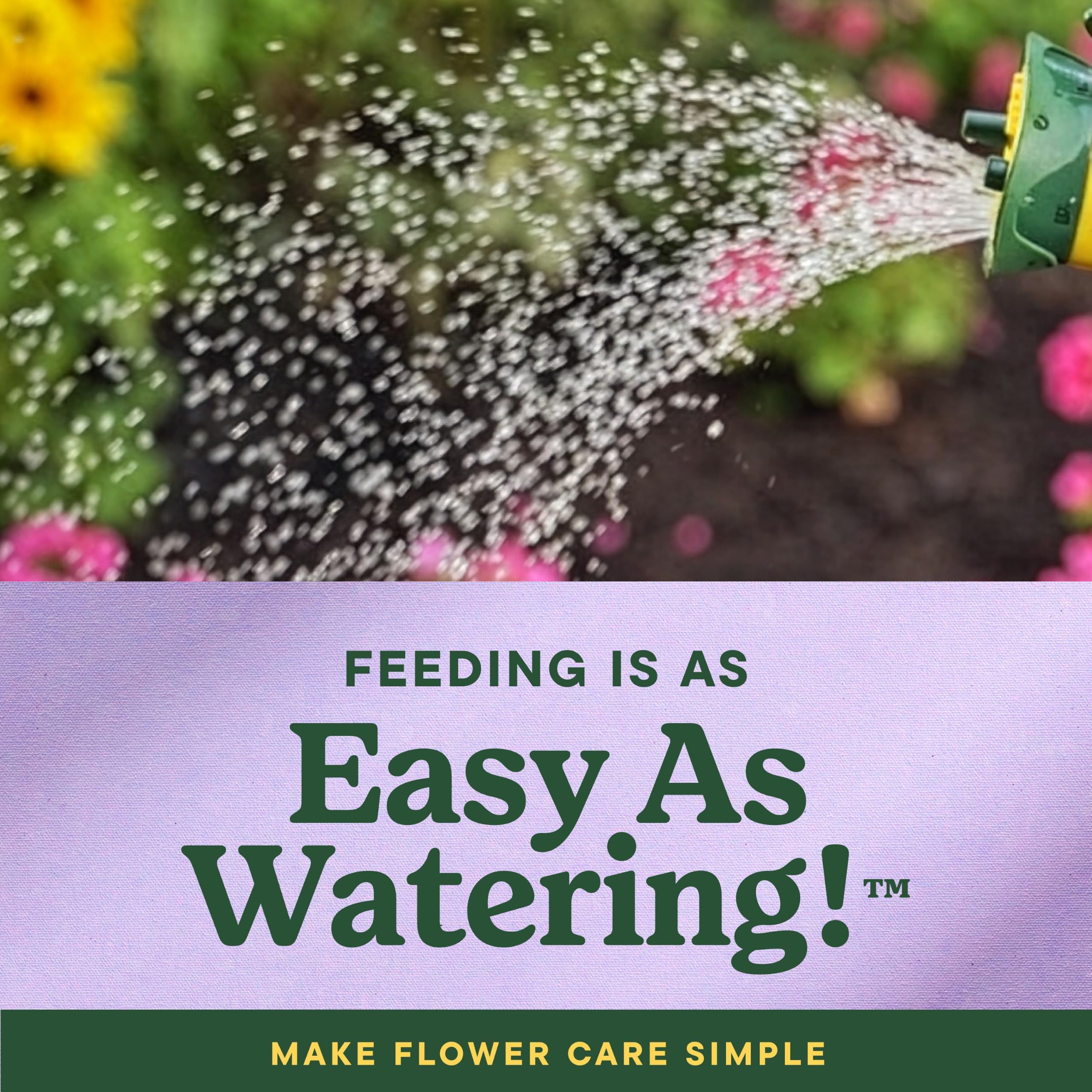 Miracle-Gro LiquaFeed Bloom support Flower Food two bottles side by side
