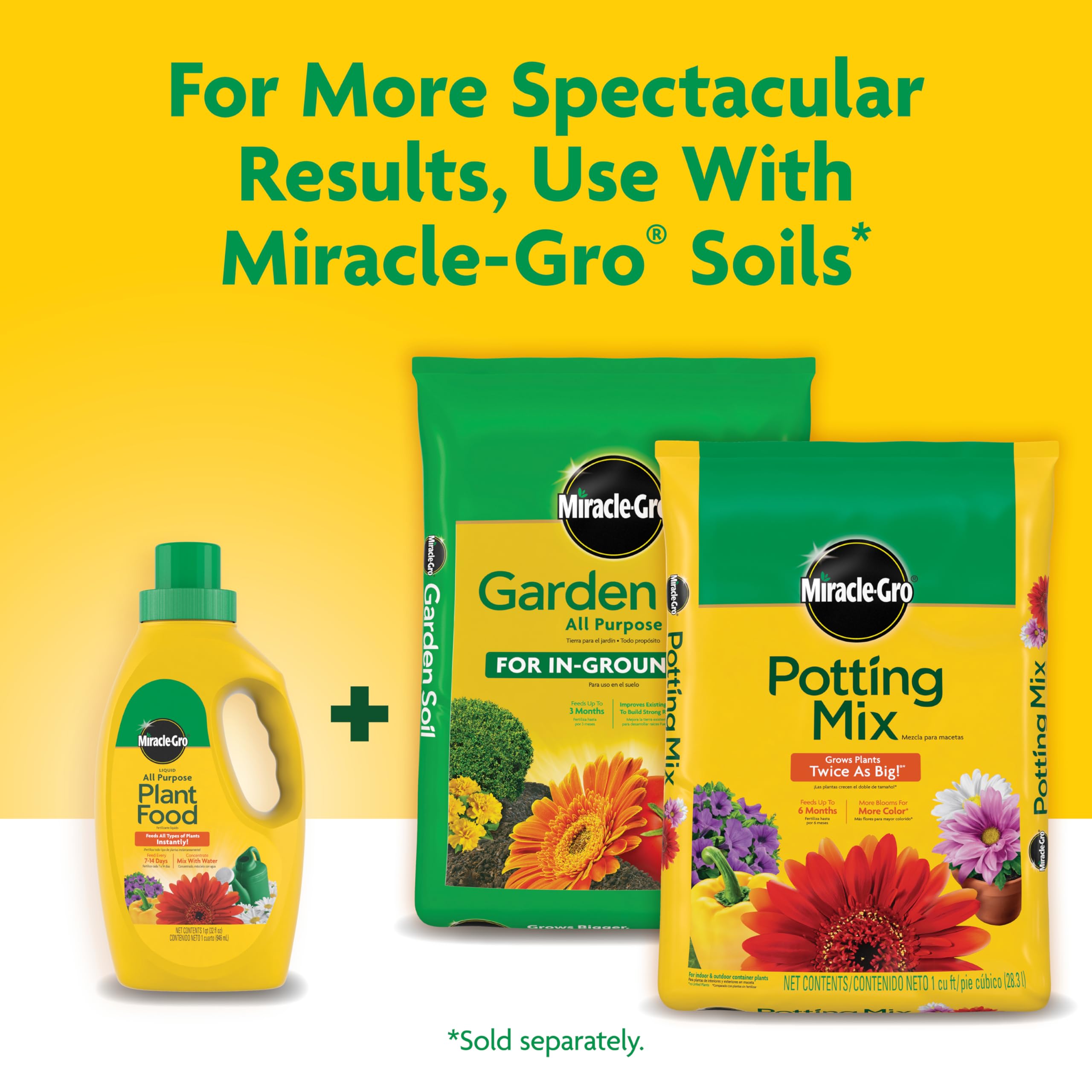 Miracle-Gro Liquid All Purpose Plant Food in a watering can