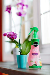 Miracle-Gro Orchid Plant Food Mist back label with instructions