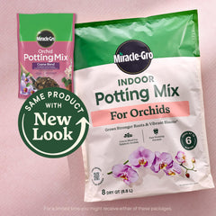 Miracle-Gro Orchid Potting Mix package side view