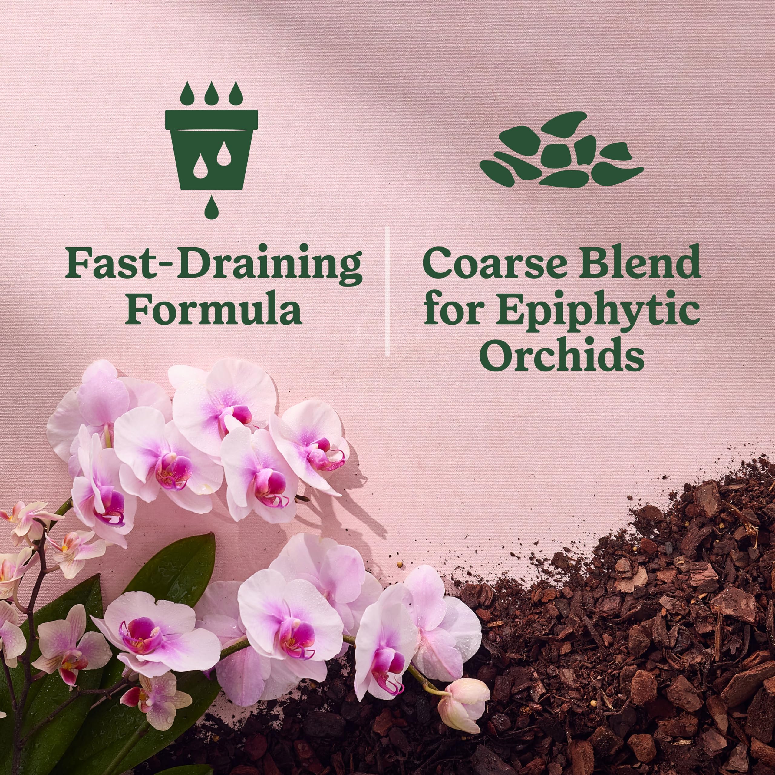 Miracle-Gro Orchid Potting Mix used in a gardening setup