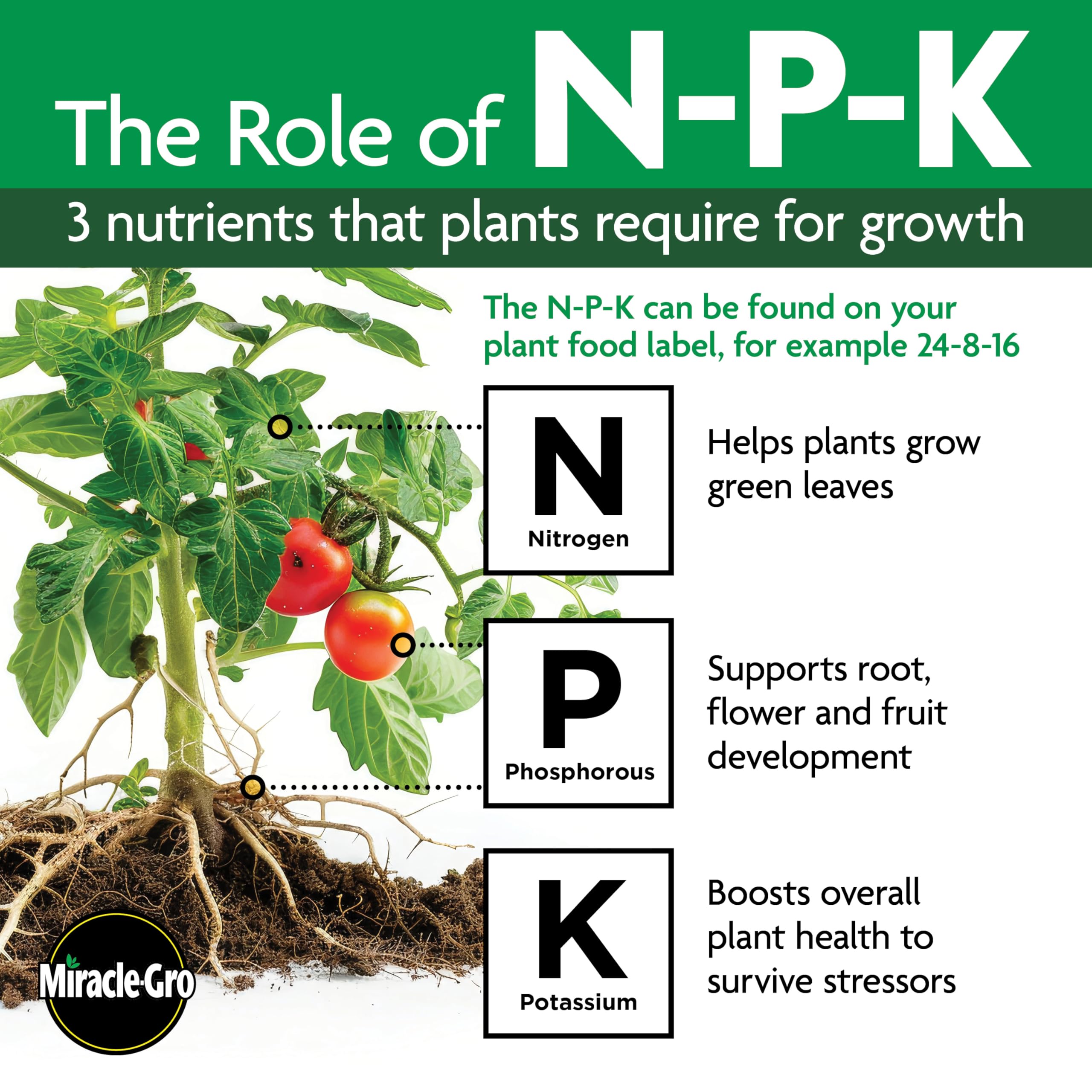 Miracle-Gro Performance Organics Plant Nutrition Granules ingredients list