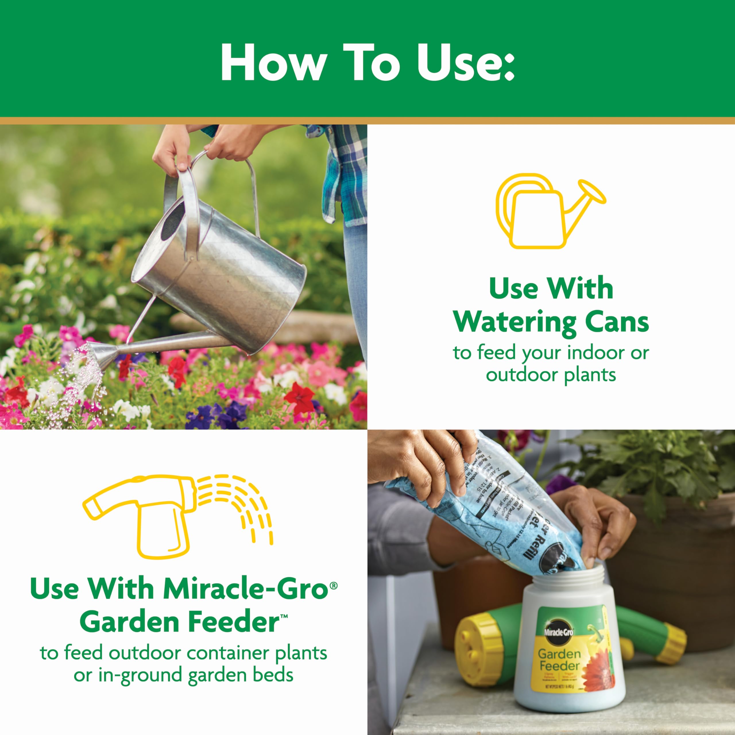 Miracle-Gro plant food ingredients list