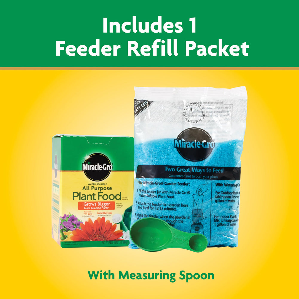 Miracle-Gro plant food powder close-up