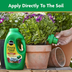 Miracle-Gro Pour & Feed Plant Food 32 fl oz cap for application