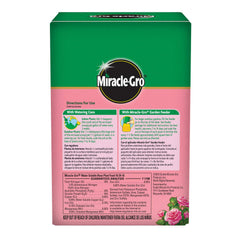 Miracle-Gro Rose Plant Food packaging side view
