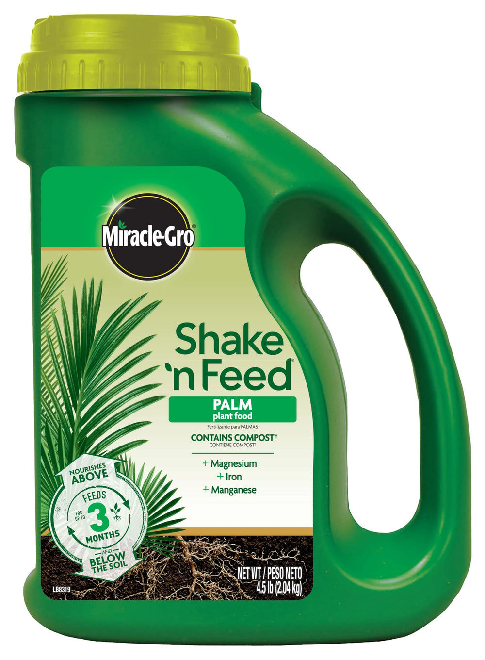 Miracle-Gro Shake 'N Feed Palm Plant Food 4.5 lb front view