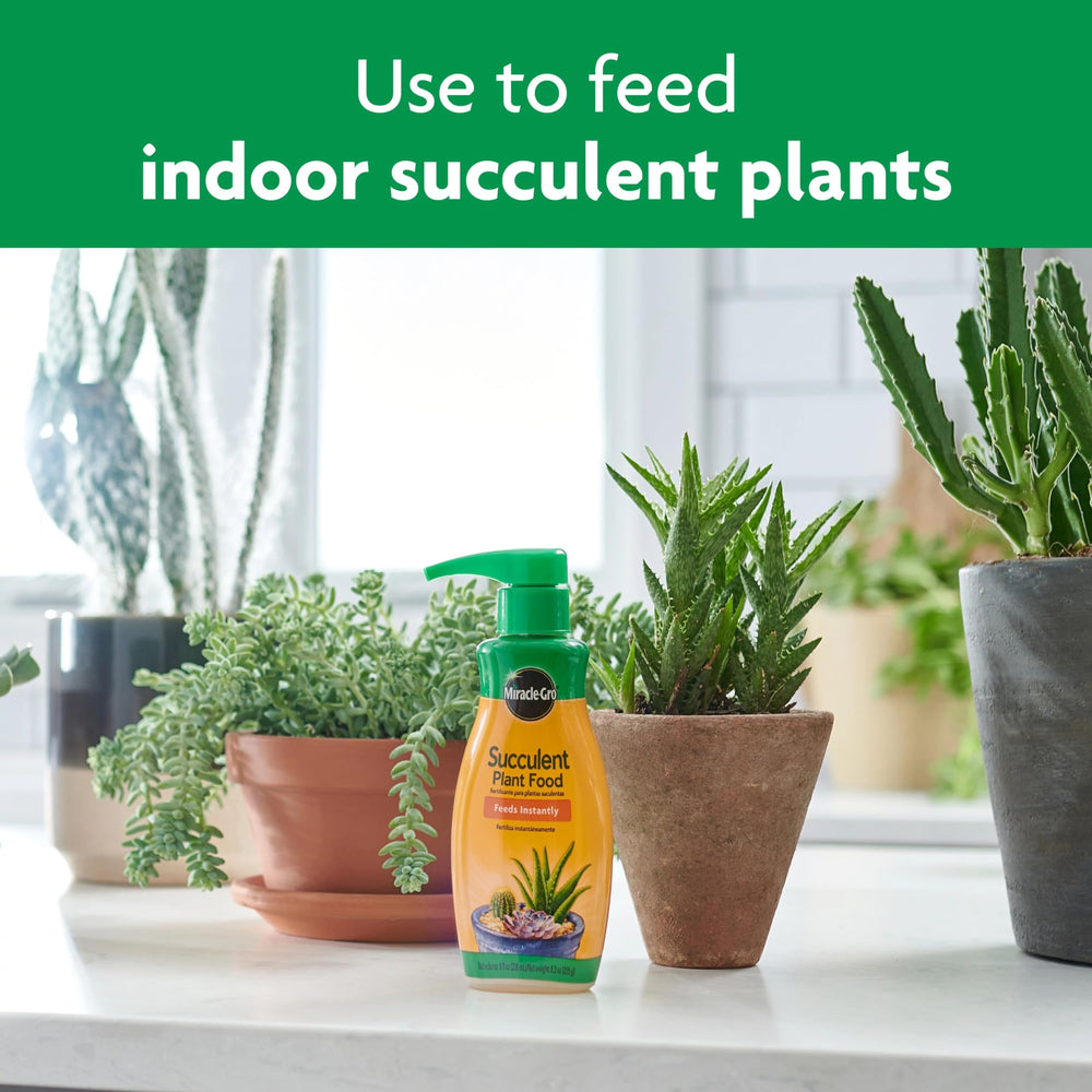 Miracle-Gro Succulent Plant Food packaging back view