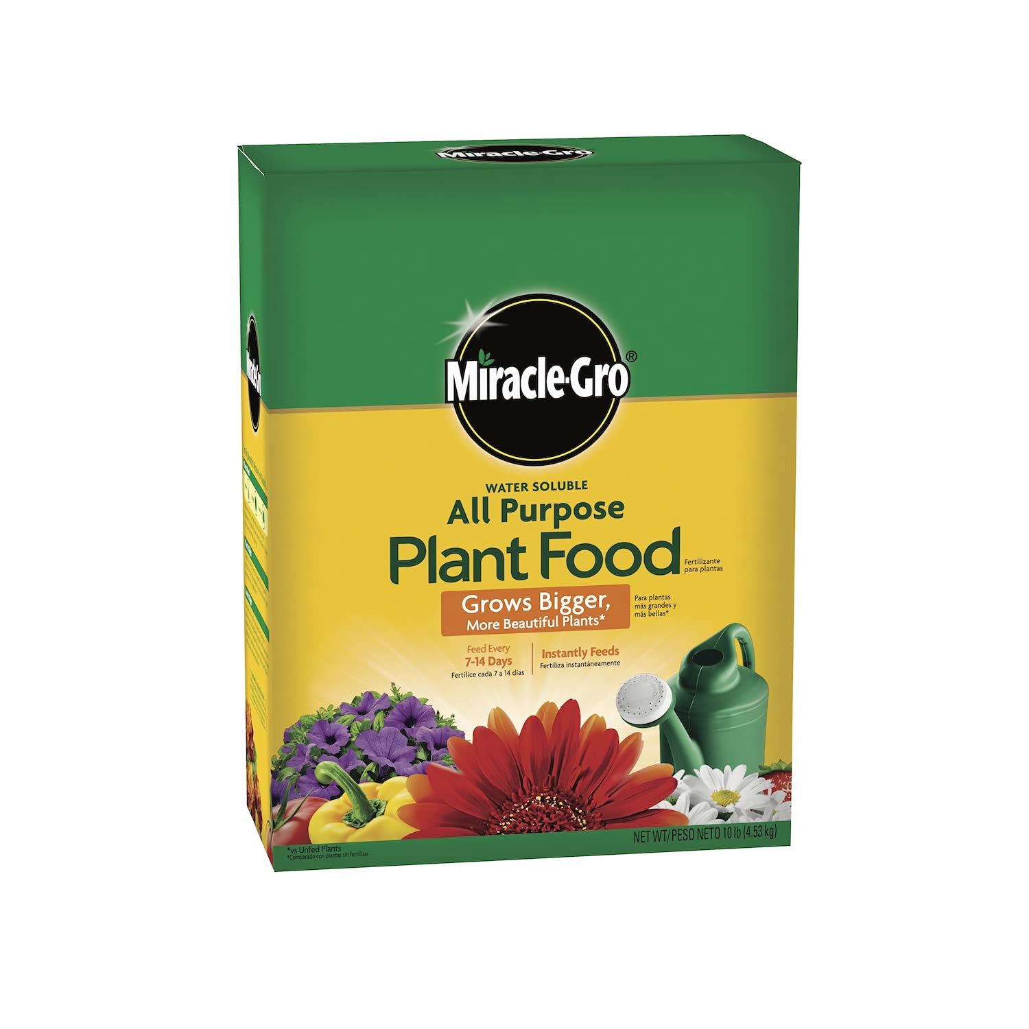 Miracle-Gro Water Soluble All Purpose Plant Food 10 lb front view