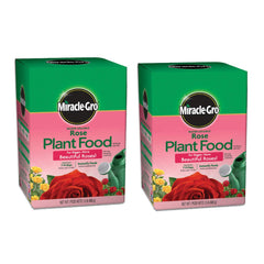 Miracle-Gro Water Soluble Rose Plant Food 1.5 lb front view