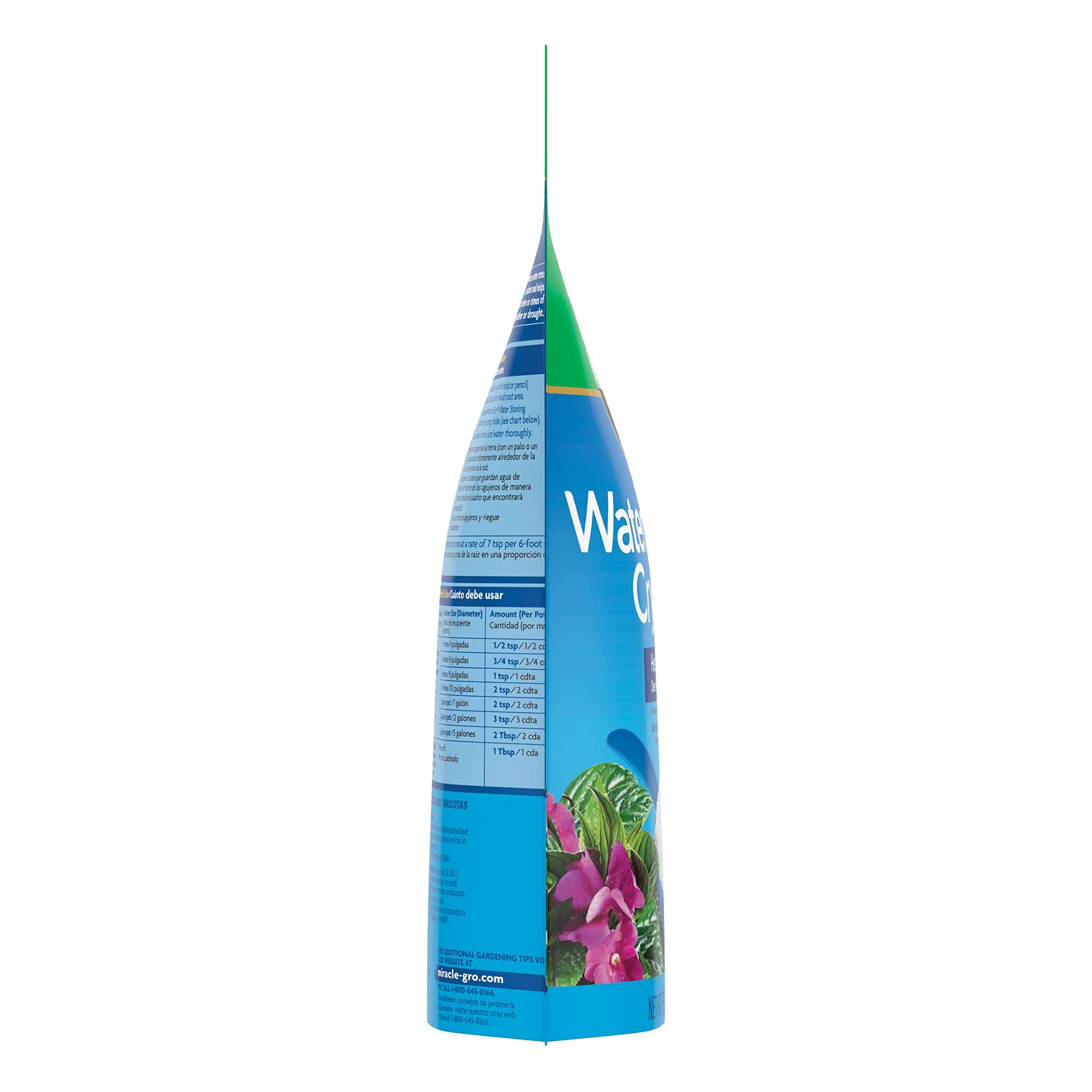 Miracle-Gro Water Storing Crystals packaging