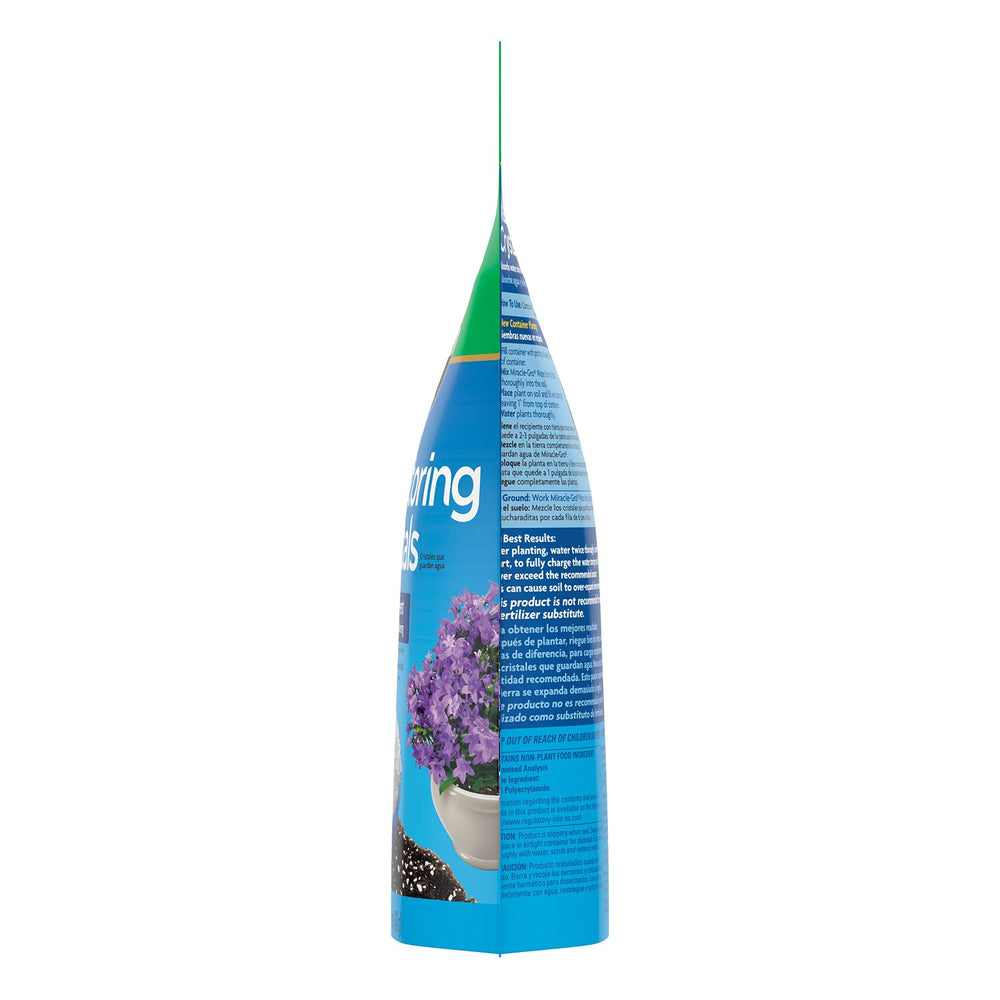 Miracle-Gro Water Storing Crystals packaging details