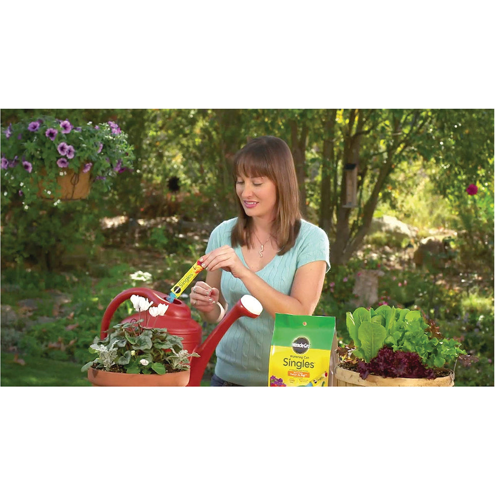 Miracle-Gro Watering Can Singles All Purpose Plant Food usage instructions