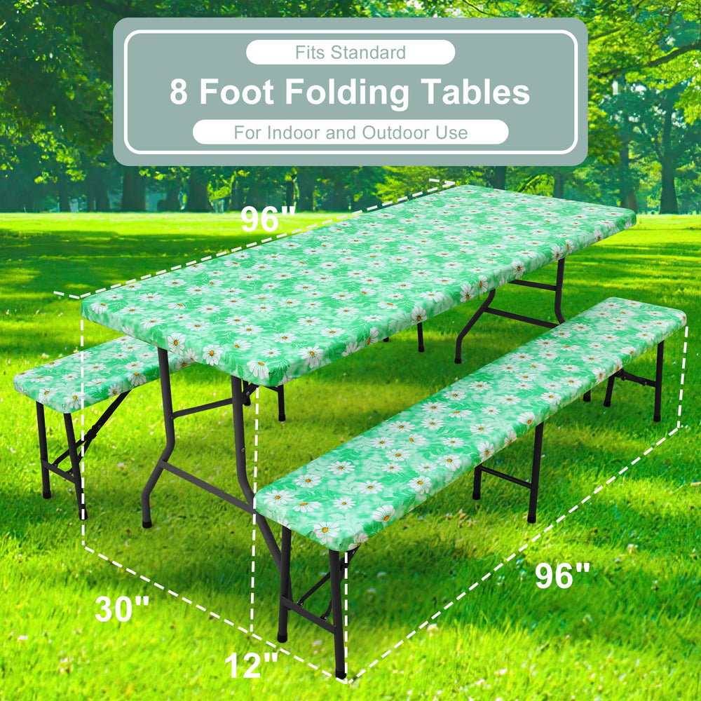 misaya picnic table cover showcasing its design and fit