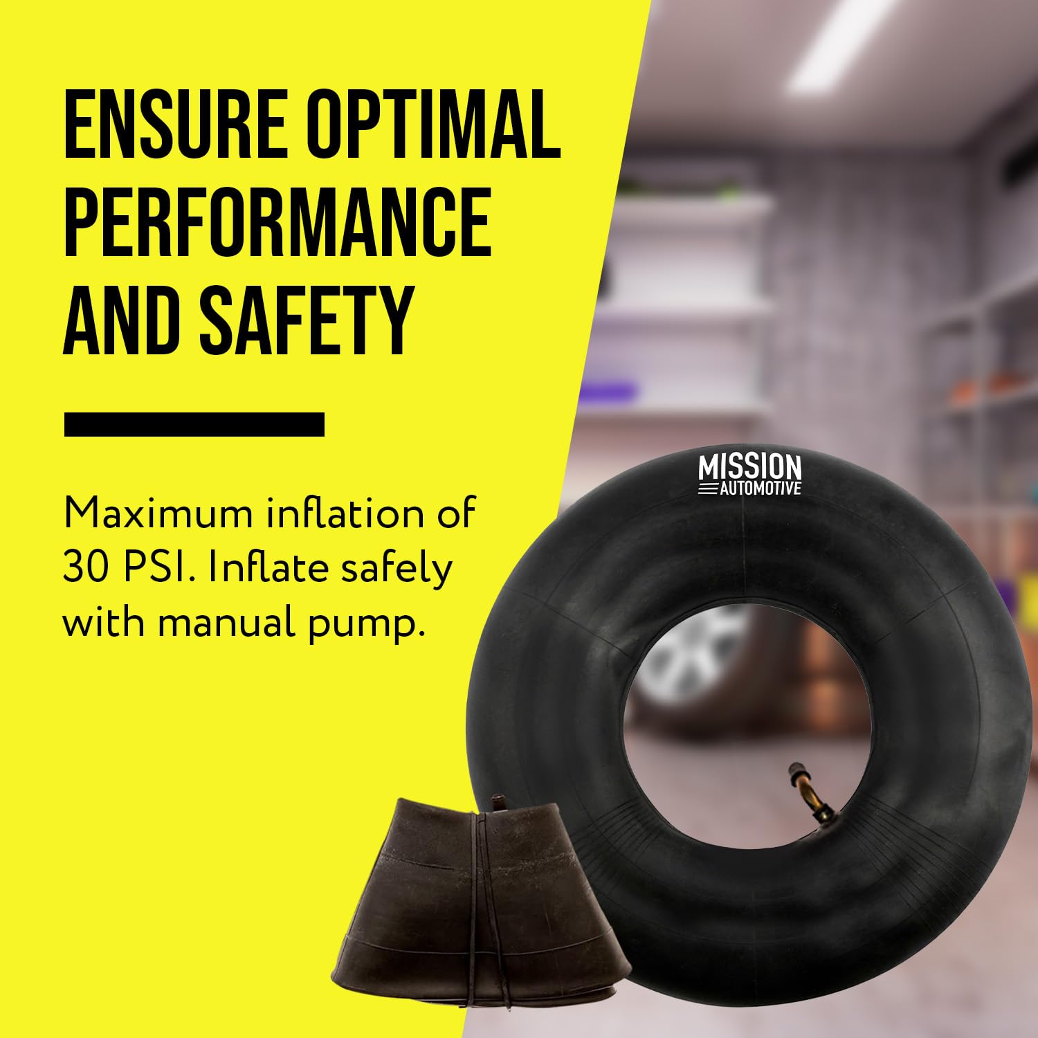 Mission Automotive inner tube compatibility with garden equipment