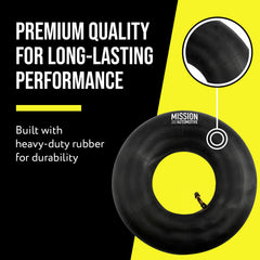 Mission Automotive inner tubes laid out showing durable rubber construction