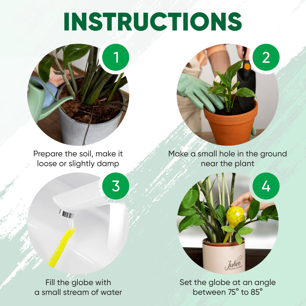 Mission Gallery Plant Watering Globes set packaging