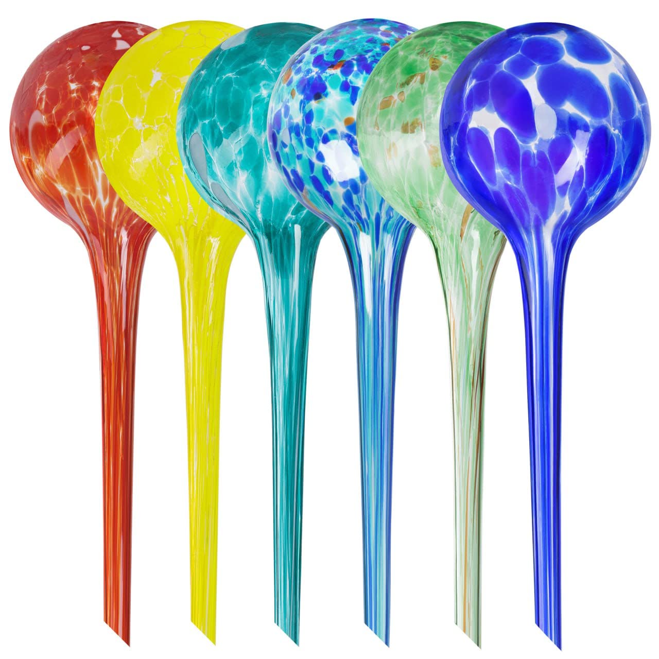Mission Gallery watering globes set of 6, multicolour