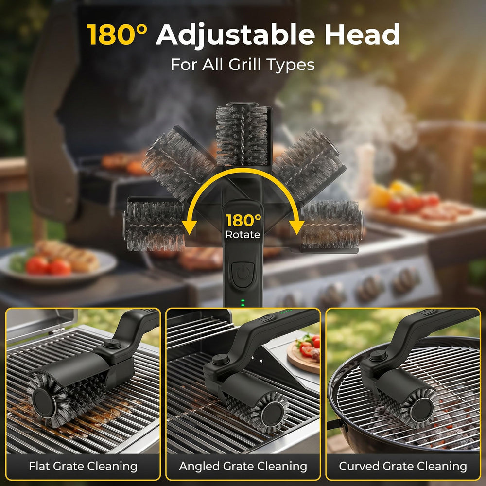 Mistcado Electric Grill Brush stainless steel brush head