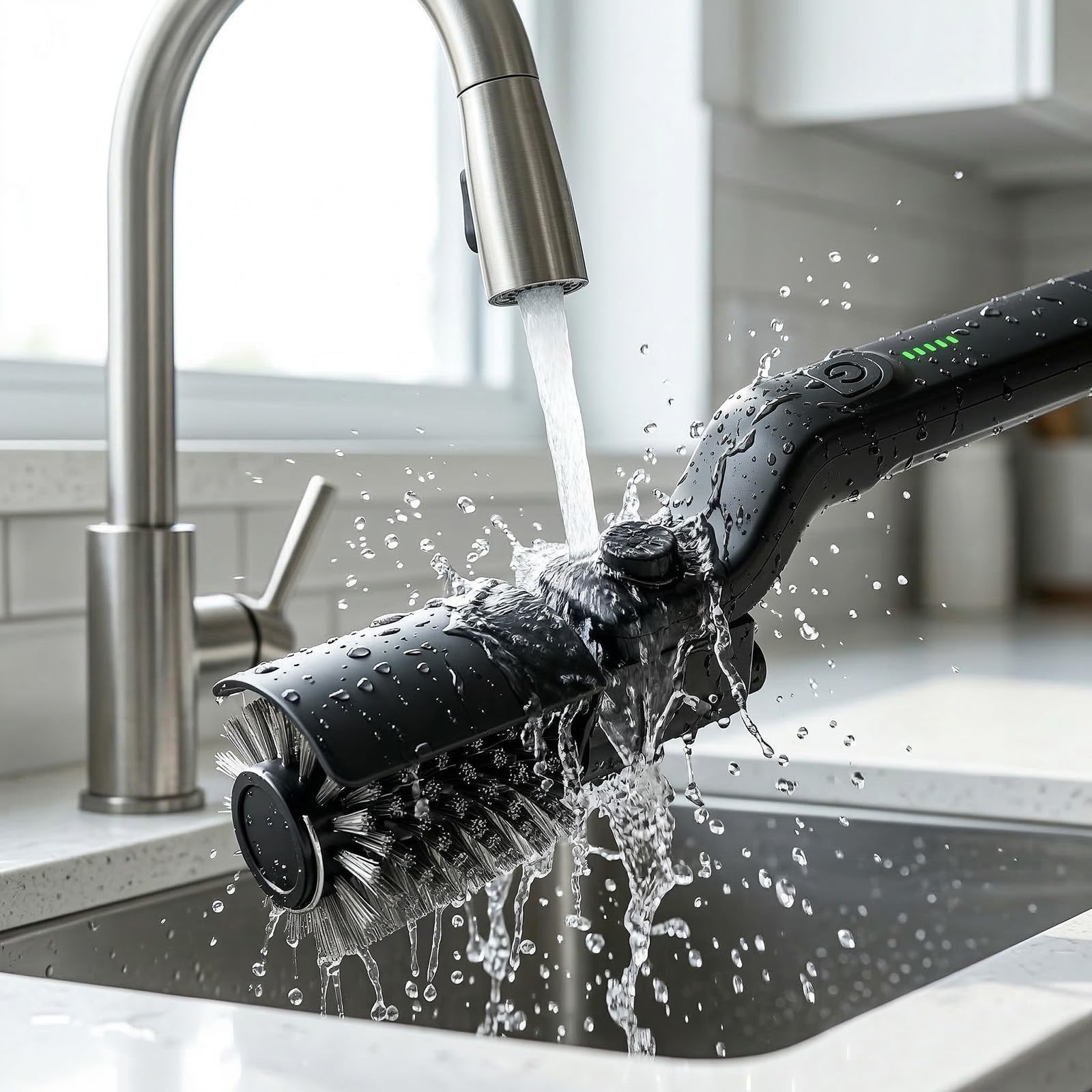 Mistcado Electric Grill Brush waterproof features