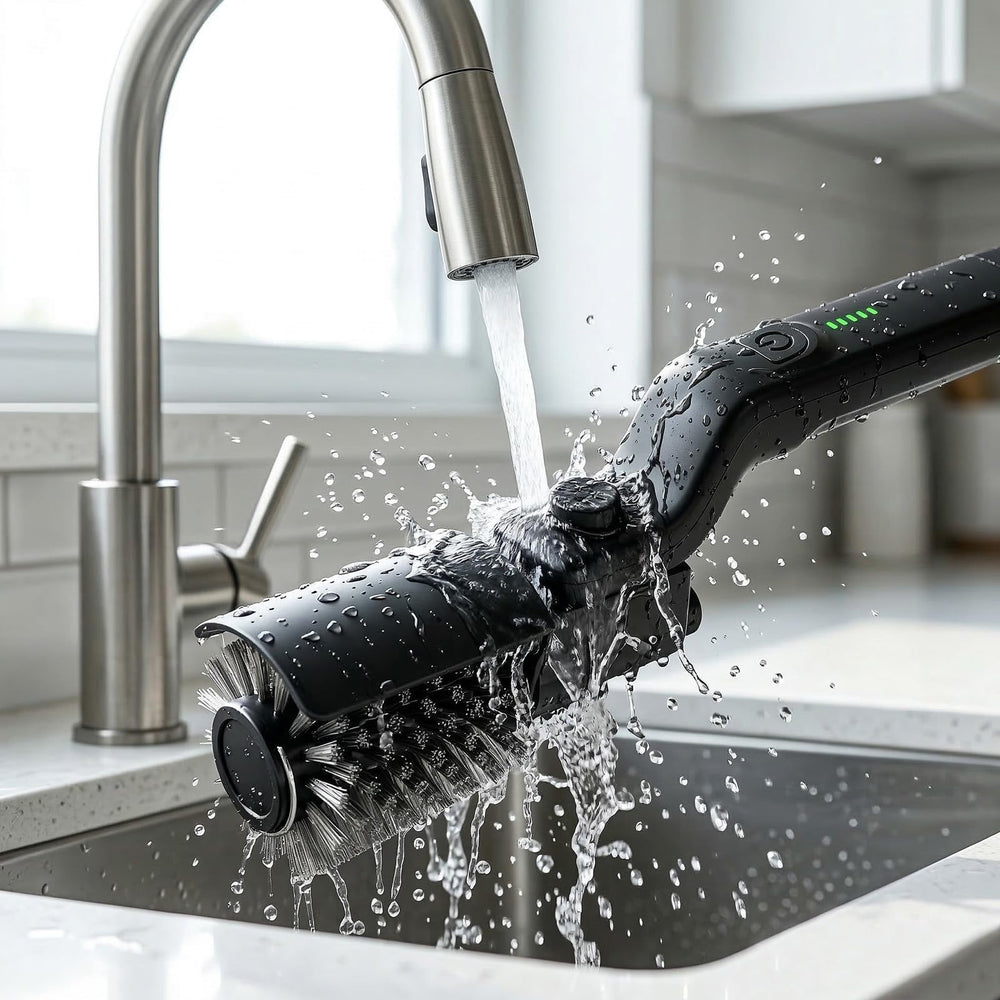 Mistcado Electric Grill Brush waterproof features