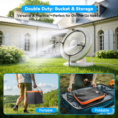 Misting hose and nozzles arrangement for outdoor use