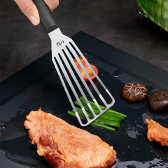 MIU France Fish Spatula in use flipping fish