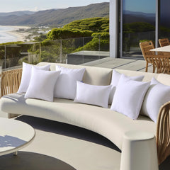 MIULEE outdoor pillow insert showing waterproof cover