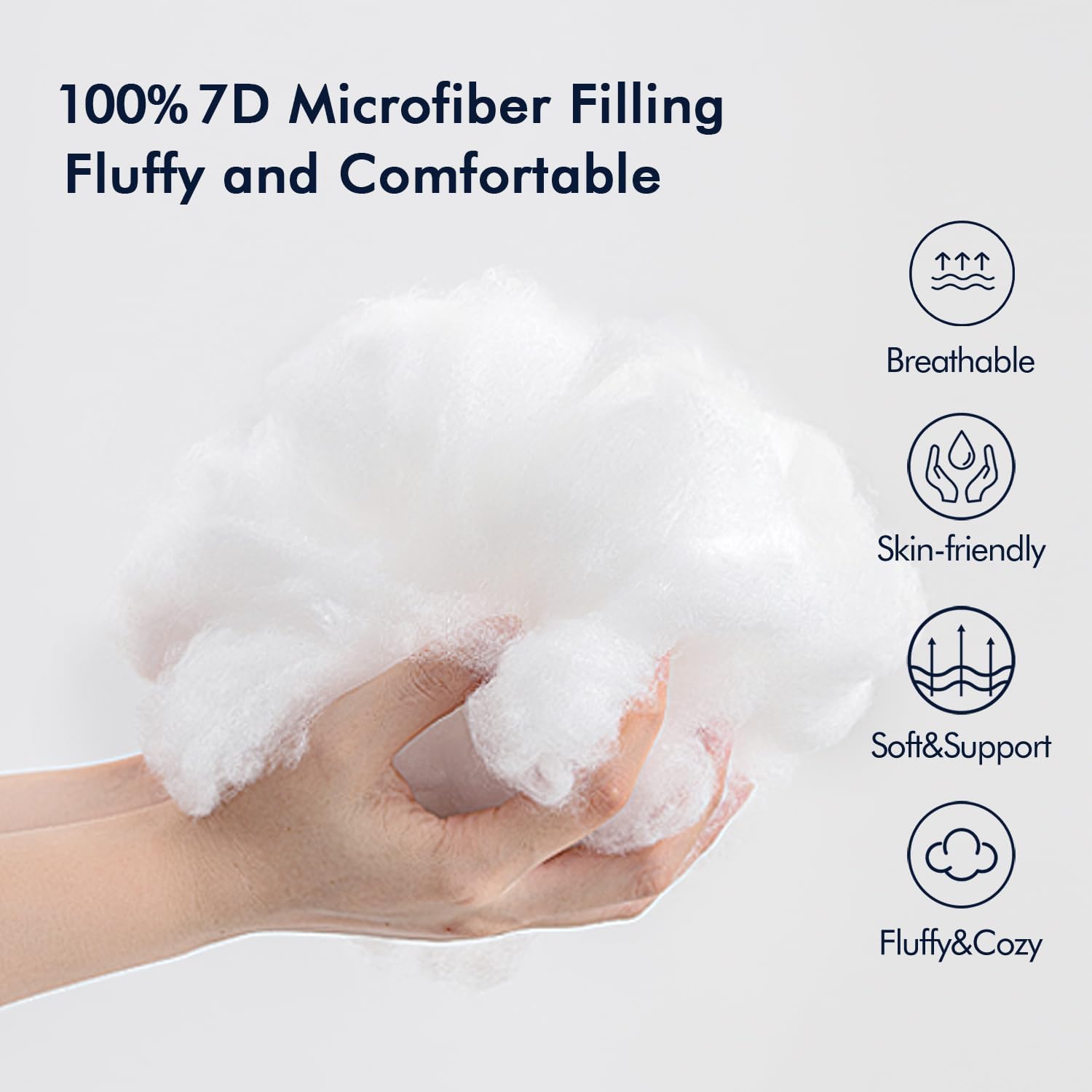 MIULEE pillow insert beside swimming pool