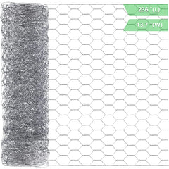 Miuwauer Chicken Wire 13.7 inches width 236 inches length roll