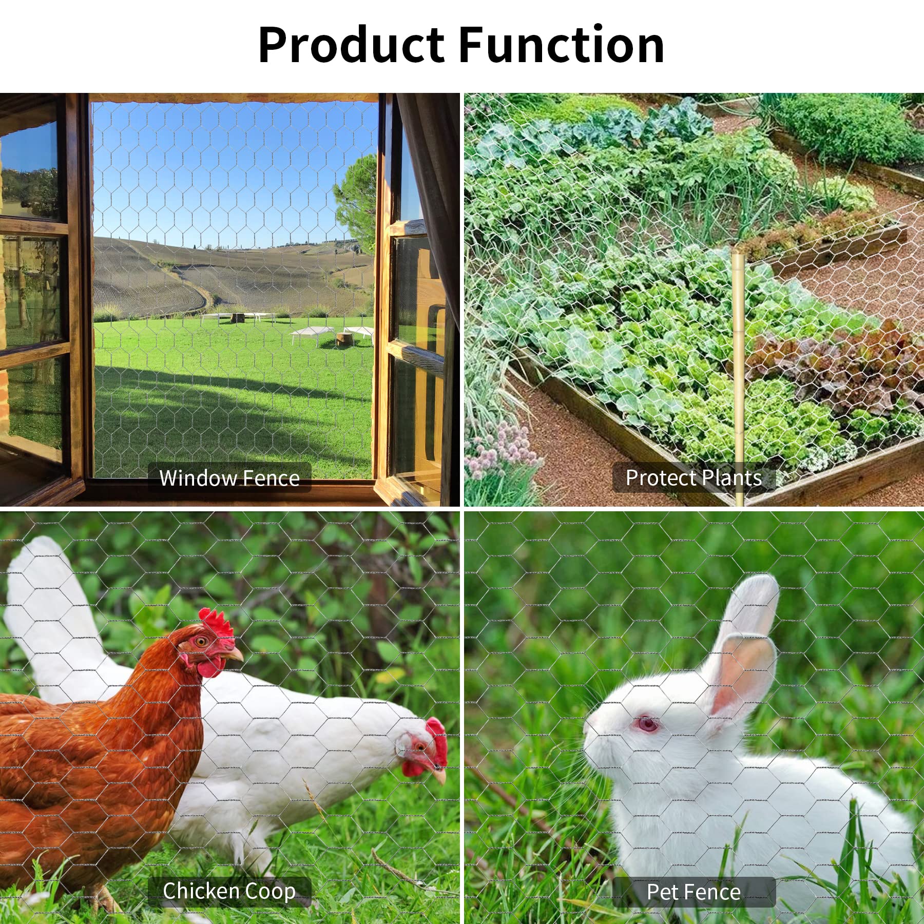 Miuwauer Chicken Wire showing its lightweight structure