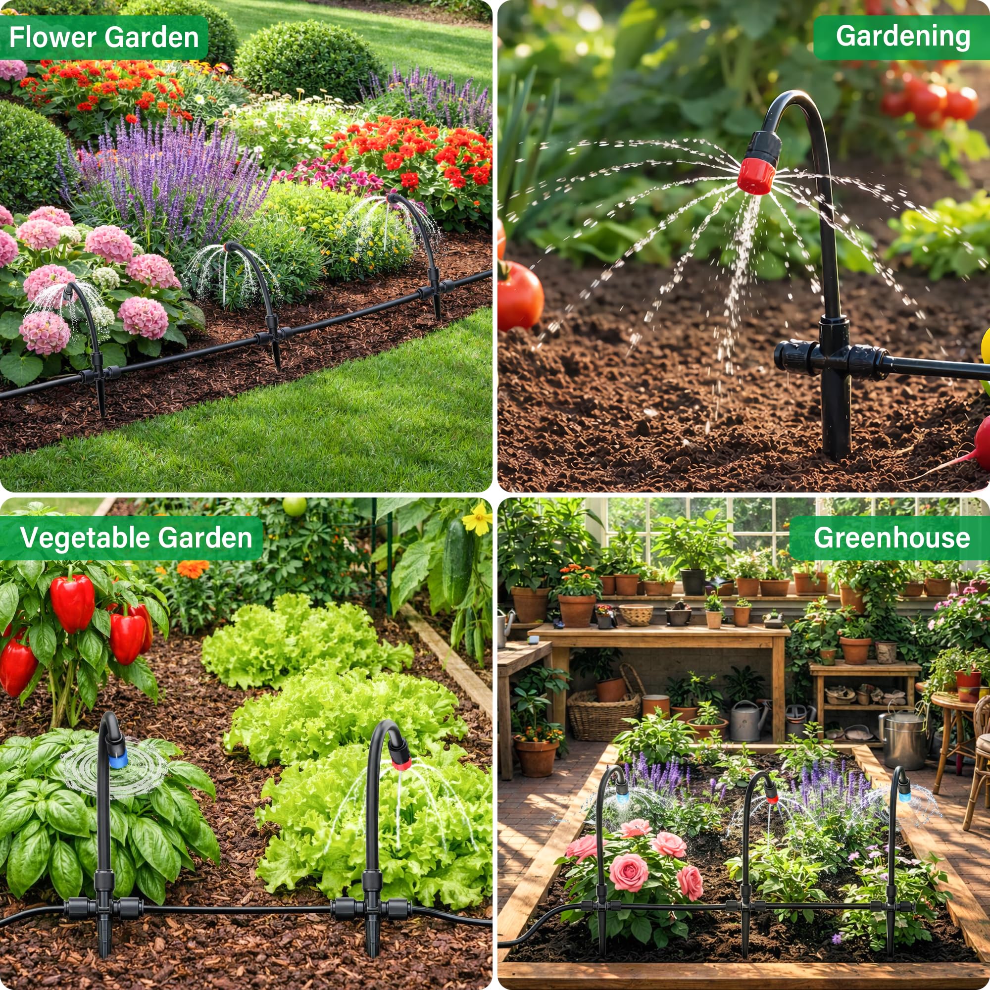 MIXC 20pcs easy-connect drip irrigation emitters in packaging