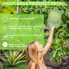 MIXC fruit protection bags tied with drawstrings