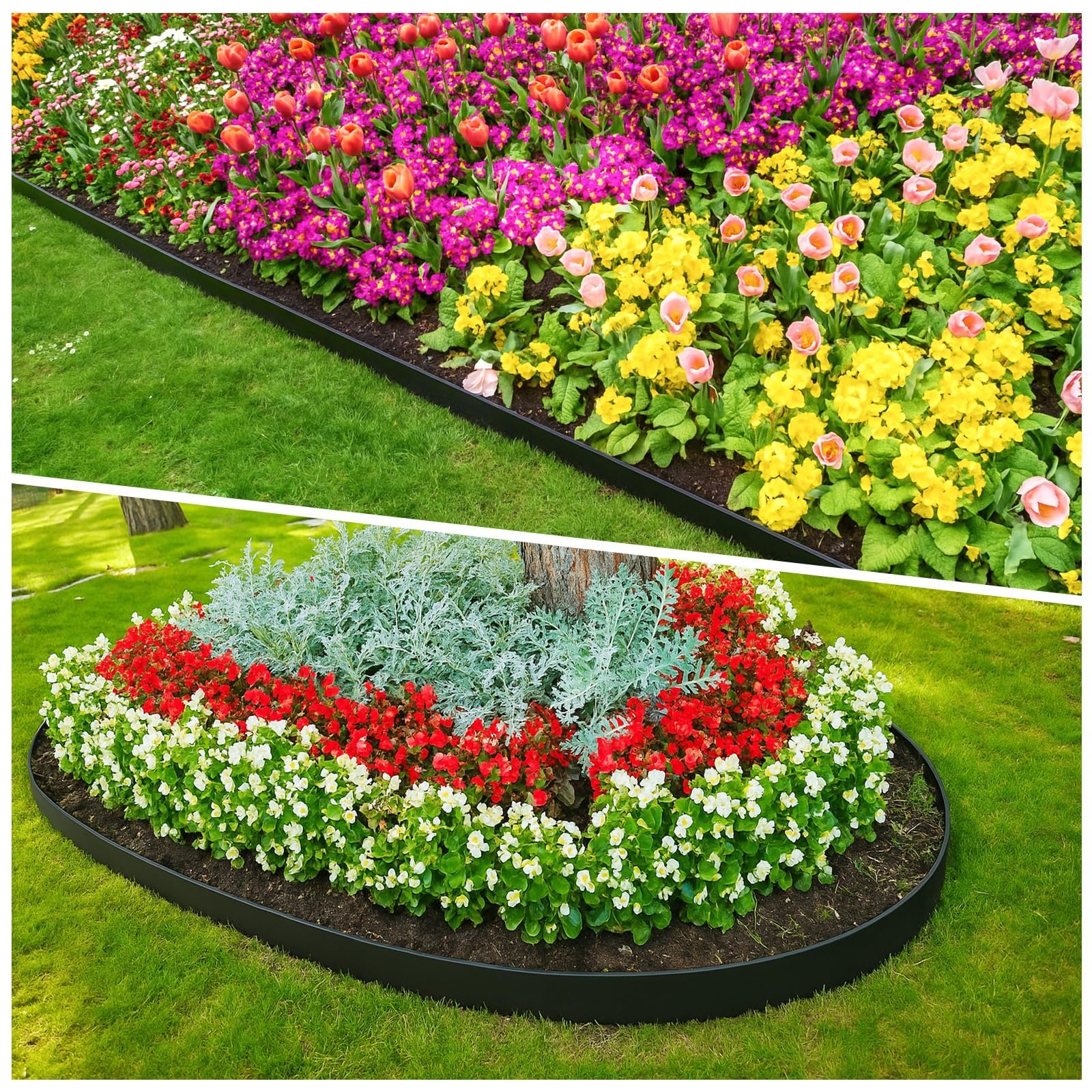 MIXC Landscape Edging installed in a garden setting