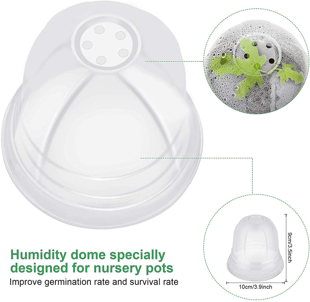 MIXC Nursery Pots dimensions displayed with measurements