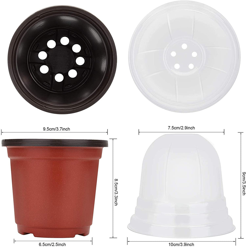 MIXC Nursery Pots in use with seedlings inside