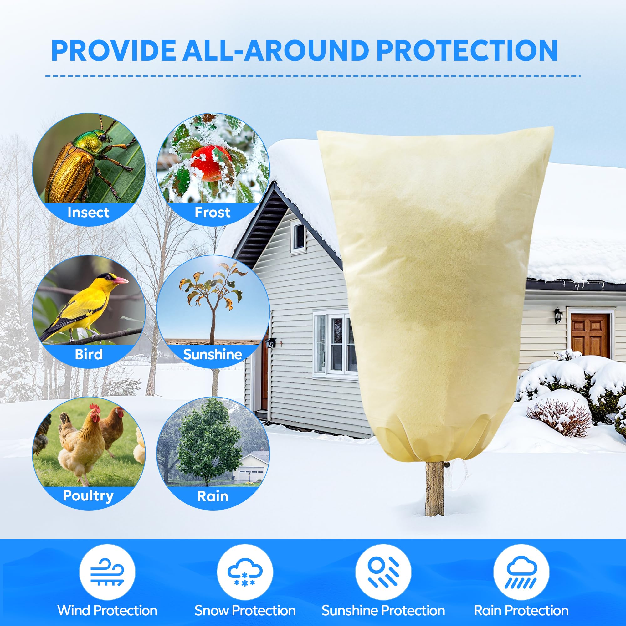 MIXC plant cover showing drawstring feature