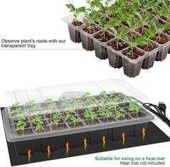 MIXC seed starter kit showcasing stacked bottom trays