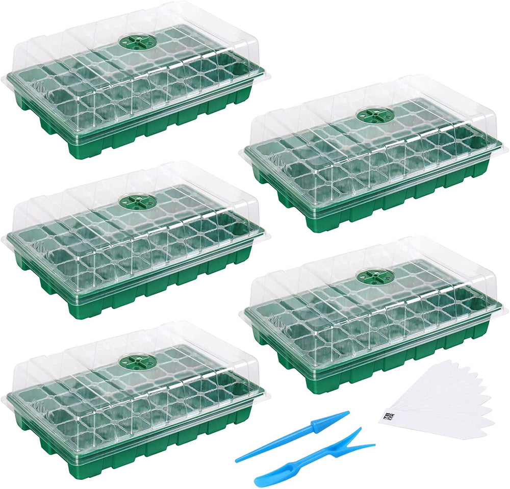 MIXC Seed Starter Tray in use with small plants