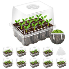 MIXC Seed Starter Tray with humidity dome front view