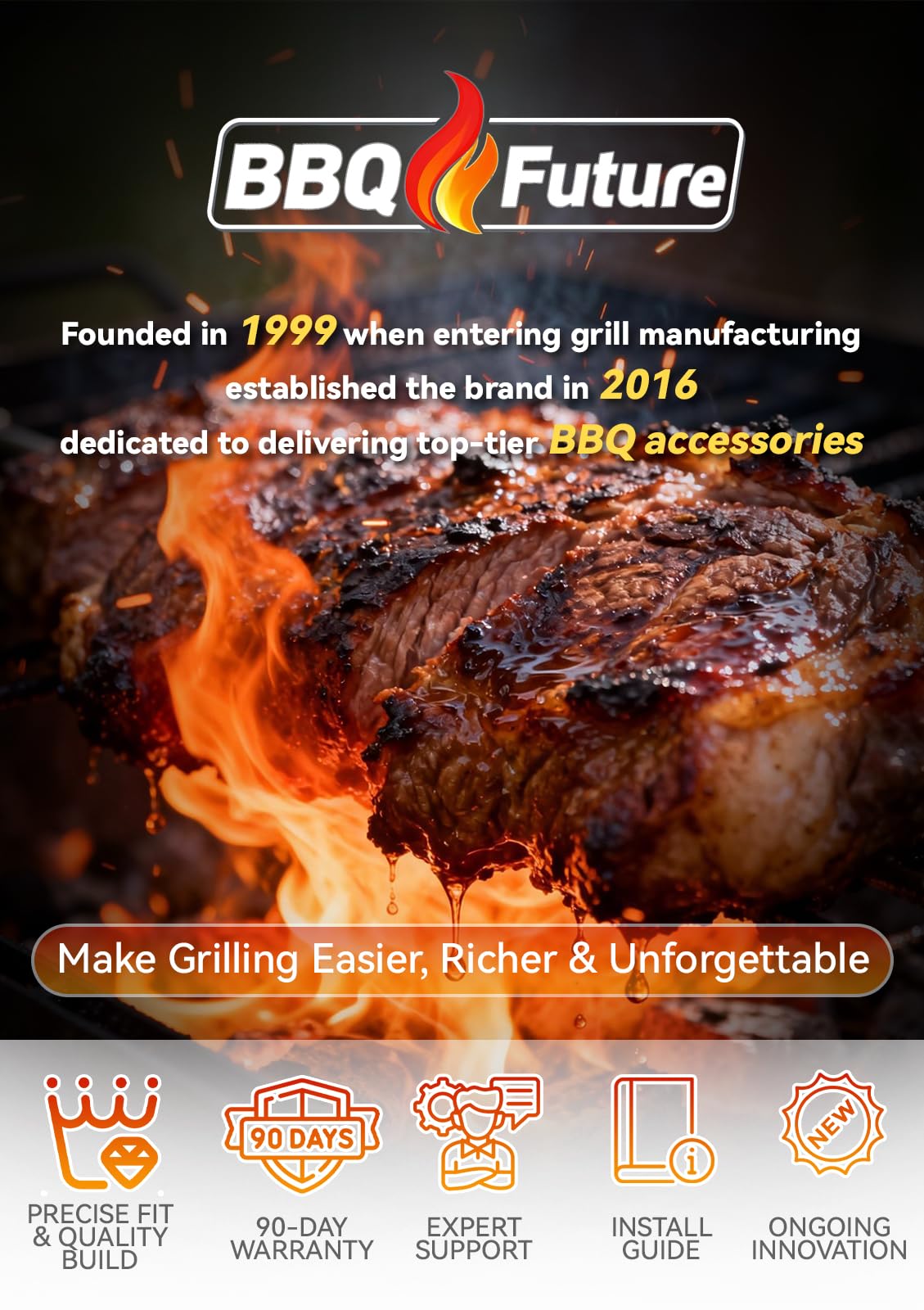 MixRBBQ 27 inch ash pan packaged with product details