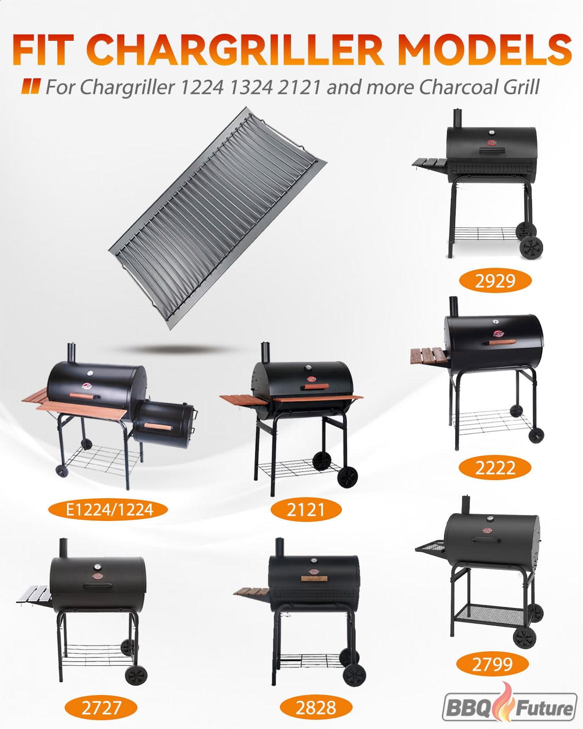 MixRBBQ ash pan installed on Chargriller grill