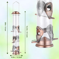 MIXXIDEA Bird Feeders hanging in a garden setting