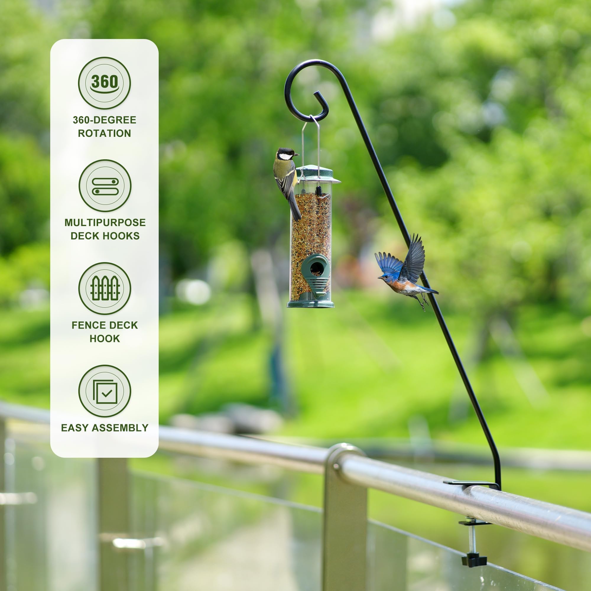 MIXXIDEA deck hook displaying lantern and wind chimes