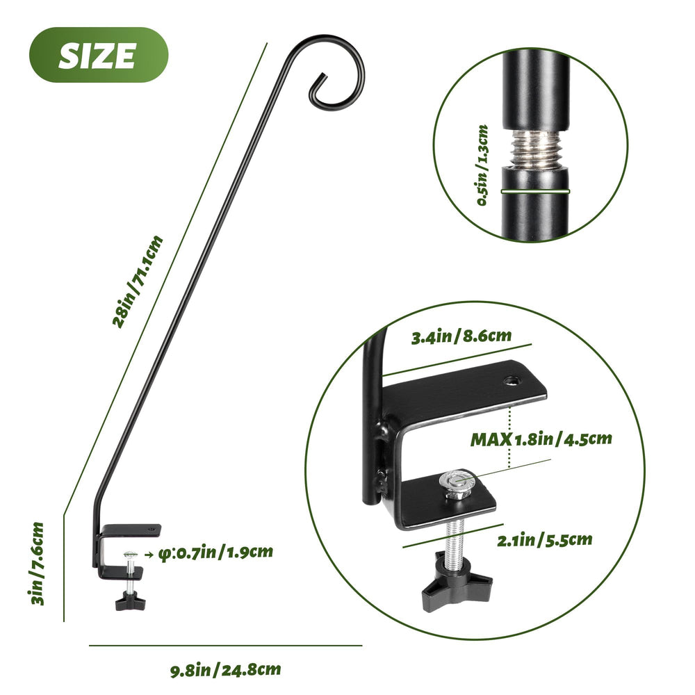 MIXXIDEA deck hook showing adjustable height feature
