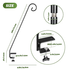 MIXXIDEA deck hook showing adjustable height feature