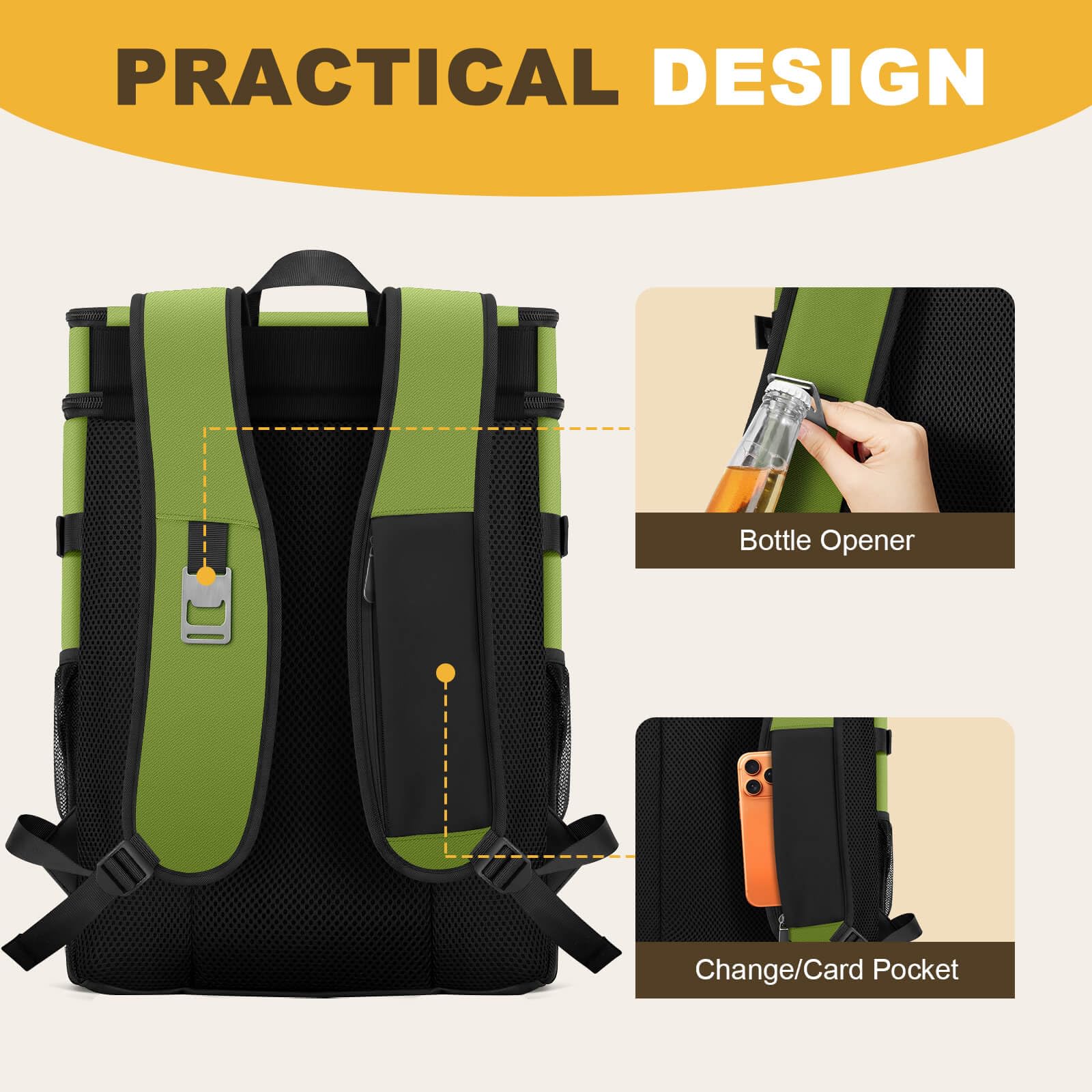 MIYCOO Cooler Backpack in outdoor setting